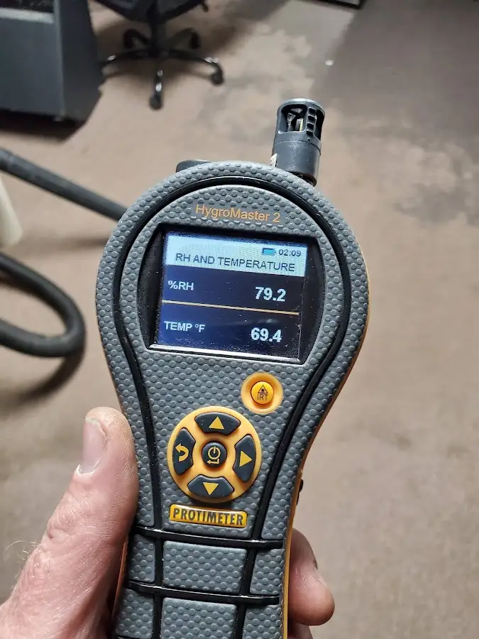 Moisture meter humidity assessment for Mold Remediation & Removal in Franklin